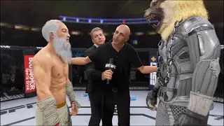 UFC 4 - Old Bruce Lee vs. Grey Wolf - Super Dragon 🔥