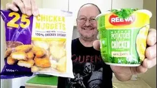 Home Bargains Chicken Nuggets And Reeva Instant Mashed Potatoes With Chicken ~ Food Review