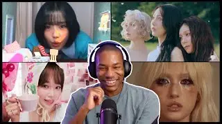 JO YURI 'Growls & Purrs', JEON SOMI 'Extra', VIVIZ 'La La Love Me' LE SSERAFIM 'Kawaii' MV REACTION