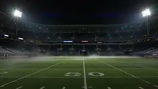 Before Kickoff: Football Night Stadium Atmosphere | 1 Hour Loop