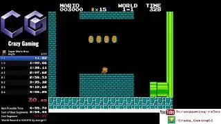 Super Mario Bros 9 Walljumps speedrun in 54.394