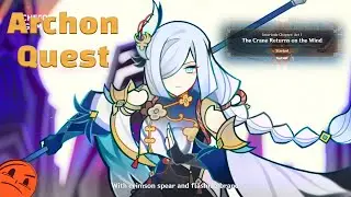 Shenhe Story Quest [Interlude Chapter : Act 1 ] The Crane Returns on the Wind Impact !No commentary!