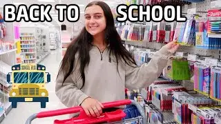 BACK TO SCHOOL SUPPLIES SHOPPING!