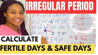 How to Calculate Fertile & Safe Days for Irregular or Varying Cycle Lengths