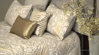 Modern living Taj Bedding Set with Optional Pillows
