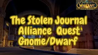 WoW Classic [5] The Stolen Journal (218) Quest Alliance Gnome/Dwarf