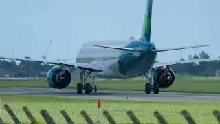 Aer Lingus a321 XLR & Luxair 737-700 at DUB