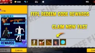 FFPL Redeem Code Free Fire 2022 Tamil | FFPL Redeem Code