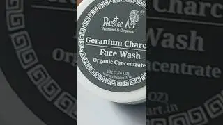 Geranium charcoal||Face wash||Rustic Art||@Thebeautycharmer
