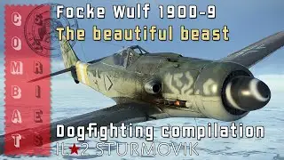 IL2 Sturmovik Game Play 2022 - Rheinland Winter Map - Combat Compilation Focke-Wulf 190D-9, Part 1