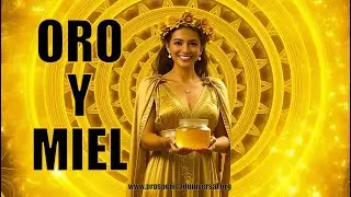 ACTIVA LA ABUNDANCIA,  RIQUEZA Y FORTUNA - MANTA  ORO Y MIEL  . PROSPERIDAD UNIVERSAL