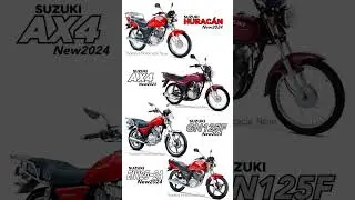 SUZUKI Classic Bikes New2024 #SUZUKI #CLASSICBike #New2024 #AX4 #GD110HU #HURACAN #GN125F #EN125A2