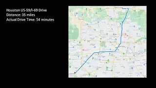 Garmin Dashcam Fun: Houston US-59/1-69 Diagonal Drive