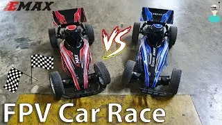 Emax Interceptor FPV Car - Red Vs. Blue Indoors Race