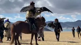 The Opening Ceremony at the Eagle Hunting Festival