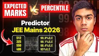 JEE Mains 2026 January Attempt Result Prediction | Marks vs Percentile