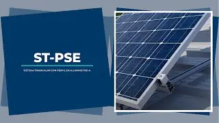 ST- PSE | Dreieckiges system mit aluminium profil PSE-A auf blech. Montierte befestigung