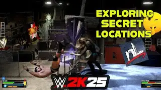 ALL NEW SECRET locations in WWE2K25 Backstage Archive Warehouse with NewLegacyINC JAWNEY! #wwe2k25