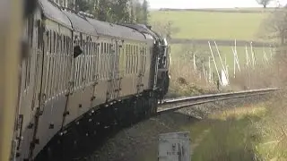 A1 Steam Loco 60163 on the Devon Belle from London Waterloo to Exeter SD & Reutrn 2/4/16