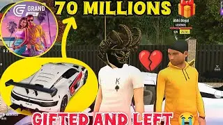 I Got Expensive Rare Car Gift🎁🥹In Grand Mobile RP life Simulator ? Goodbye@ag_voidborn💔#grandrp#gta