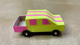 Matchbox Car || How to Make a Simple Toy Car || An Easy Guide for Kids