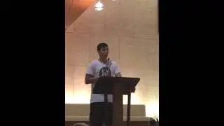 Gwayne Capacio's Speech at the Church of the Gesu (11/21/2015)