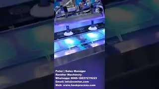 Automatic Seamless Sticky Hook Assembling Making Machine