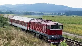Vlaky Slovensko - Okuliarnik 754.054 Va&scaron;o na Os 7530 v Turci