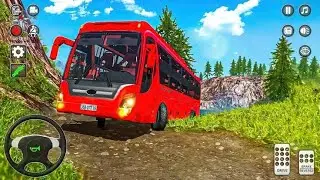 Offroad Coach Bus Driving Simulator 3D - Uphill Tourist Transport Driver - Android GamePlay