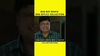 Bad boy box office collection, Bad boy 1st day box office collection, Box office collection,