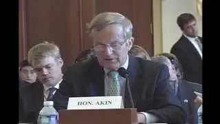 Rep Todd Akin Burn Pit testimony