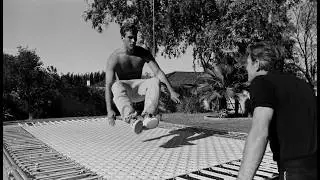 Sean Flynn 1961 Trampoline Practice