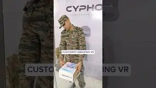 Officer unboxing VR#virtualreality #cyphon #cyphonvr #metaquest3s #vr #virtual  #isb #apple #army