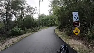 Santos Trail, Florida, time-warp 12 mile ride on a recumbent bike