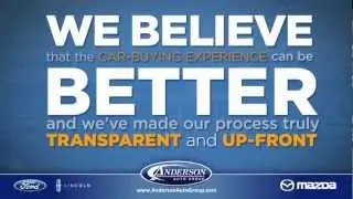 Ford Fusion Summer Savings At Anderson Auto Group
