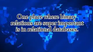 binary relationship