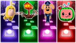 Oddbods bubbles 🆚 Spider house 🆚 Sheriff labrador 🆚 Cocomelon