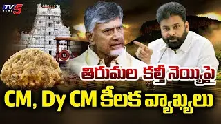 Key Discussion In Cabinet Meeting Over TTD Ghee Issue | CM Chandrababu | Dy CM Pawan Kalyan || TV5