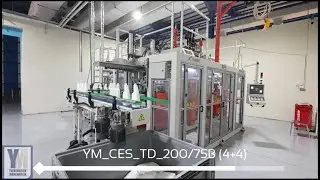 YM CES TD 200/75B  (4x4) blow moulding machine for blowing 750 cc bottles (HDPE)