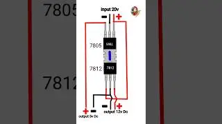 voltage regulator  | how to make dual voltage regulator  circuit #regulator #voltage #shorts