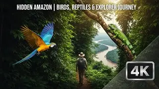 Hidden Amazon | Birds, Reptiles & Explorer Journey in 4K