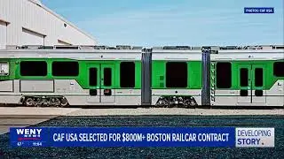 CAF USA wins $800m+ contract for 102 railcars for Boston's 'Green Line'