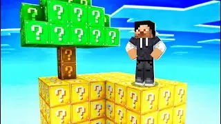 Minecraft, De SZUPER LUCKY BLOCK Sziget Van 😵