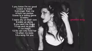 Amy Winehouse greatest hits-Legendary Playlist Hits Full Album