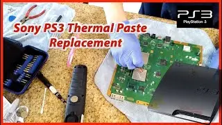 Sony PS3 Slim Thermal Paste/Compound Replacement | Software Coding Tutorials Channel