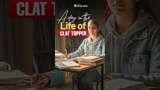 CLAT 2026 A day in the life of CLAT topper #clat #clat2026 #clat2027 #legaledge