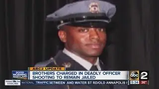 Brothers charged in deadly PGPD officer shooting to remain jailed