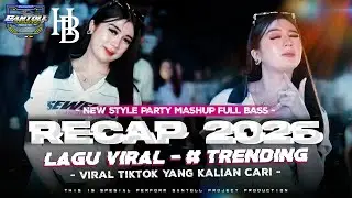 DJ RECAP VIRAL 2025 NEW STYLE PARTY MASHUP FULL BASS TERBARU ‼️