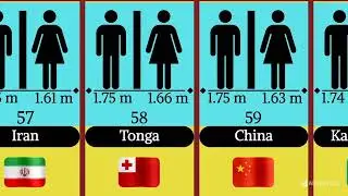 Average Human Height by country | Average Height by Country 2025
