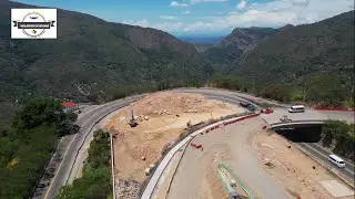 VOLANDO EN DRONE 4K - GRAN AVANCE AMPLIACION VIA CHINAUTA   EL BOQUERON